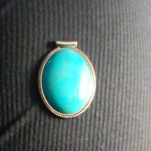 Turquoise Oval Pendant